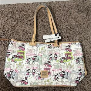 Dooney & Bourke Disney Pink and White Totes